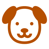 🐶 Dog Face Emoji in Docomo