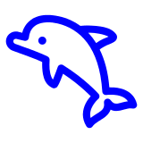 Dolphin Emoji in Docomo