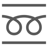 double-curly-loop Emoji docomo