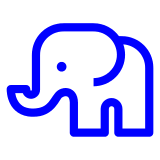 🐘 Elephant Emoji in Docomo