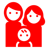 Familie Emoji Docomo