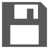 Floppy Disk Emoji in Docomo