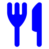 fork-and-knife Emoji docomo