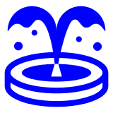 ⛲ Fountain Emoji in Docomo