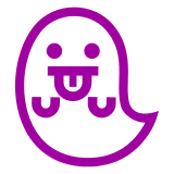 👻 Ghost Emoji in Docomo