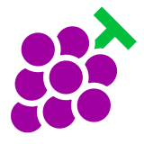 grapes Emoji docomo