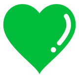 green-heart Emoji docomo