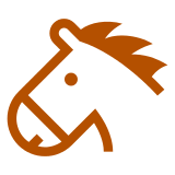 horse-face Emoji docomo