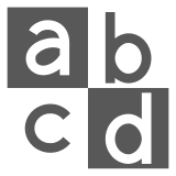 Símbolo de introdução de escrita – minúsculas Emoji Docomo