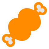 meat-on-bone Emoji docomo