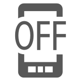 Mobile Phone Off Emoji in Docomo