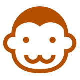 Monkey Face Emoji in Docomo