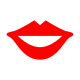 👄 Mouth Emoji in Docomo