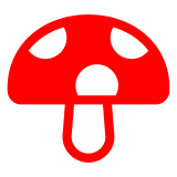 Mushroom Emoji in Docomo