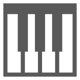 musical-keyboard Emoji docomo