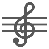 Musical Score Emoji in Docomo