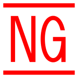 NG Button Emoji in Docomo