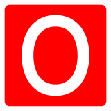 O Button (Blood Type) Emoji in Docomo