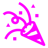 party-popper Emoji docomo