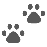 paw-prints Emoji docomo