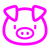 pig-face Emoji docomo