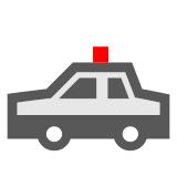 Auto della polizia Emoji Docomo
