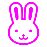 🐰 Rabbit Face Emoji in Docomo