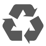 Symbole de recyclage Émoji Docomo