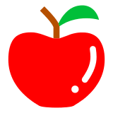Roter Apfel Emoji Docomo
