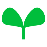 seedling Emoji docomo