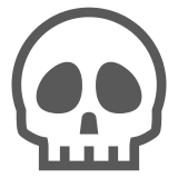 skull Emoji docomo