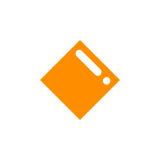 🔸 Small Orange Diamond Emoji in Docomo