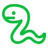 Snake Emoji in Docomo