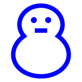 snowman-without-snow Emoji docomo