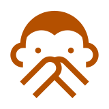 speak-no-evil-monkey Emoji docomo