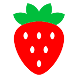 strawberry Emoji docomo