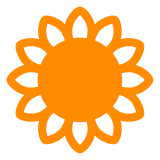 sunflower Emoji docomo
