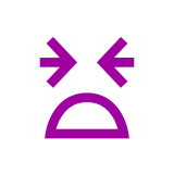 tired-face Emoji docomo