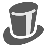 top-hat Emoji docomo