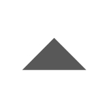 Triangle blanc pointant vers le haut Émoji Docomo