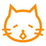Cara de gato de terror Emoji Docomo