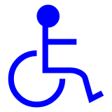 wheelchair-symbol Emoji docomo