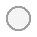 Weißer Kreis Emoji Docomo