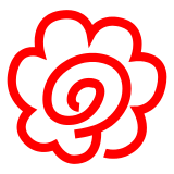 white-flower Emoji docomo