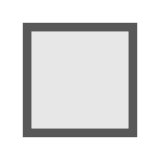 Quadrato medio bianco Emoji Docomo