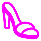 womans-sandal Emoji docomo