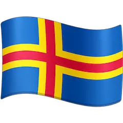Flagge der Åland-Inseln Emoji Facebook