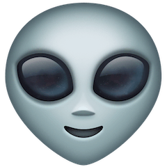 👽 Extraterrestre Emoji nos Facebook