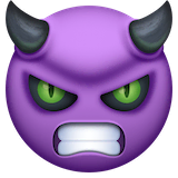 angry-face-with-horns Emoji facebook
