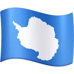 Flagge der Antarktis Emoji Facebook